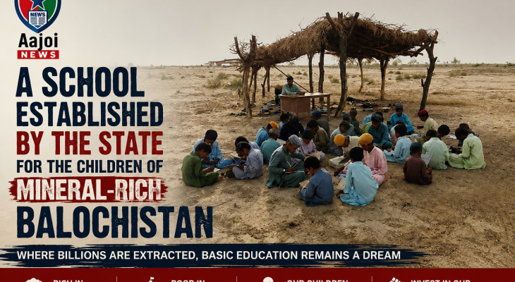 Makeshift School Highlights Education Challenges in Mineral-Rich Balochistan